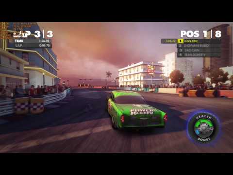 Dirt Showdown Walkthrough Part 2 - "Miami: Coastal Race Kings" [1080p60]