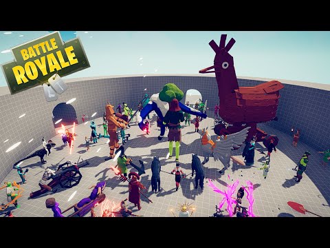 EVERY FACTION IN BATTLE ROYALE | FREE FOR ALL - Totally Accurate Battle Simulator | TABS
