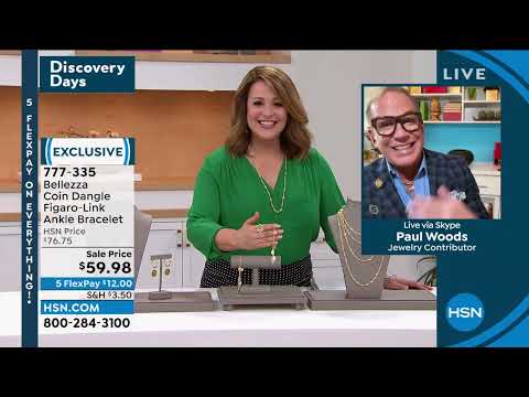 Bellezza Coin Dangle Bronze FigaroLink Ankle Bracelet