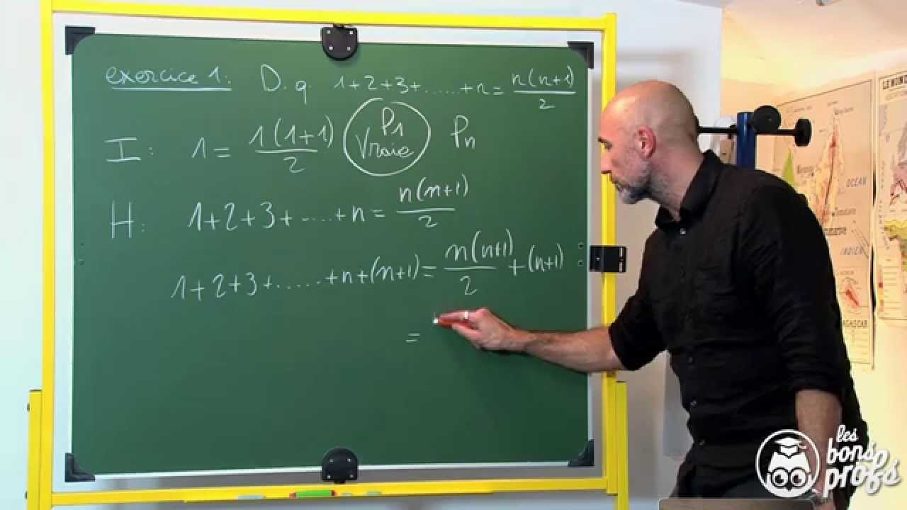 Raisonnement par récurrence - Exercice 1 - Maths terminale - Les Bons Profs