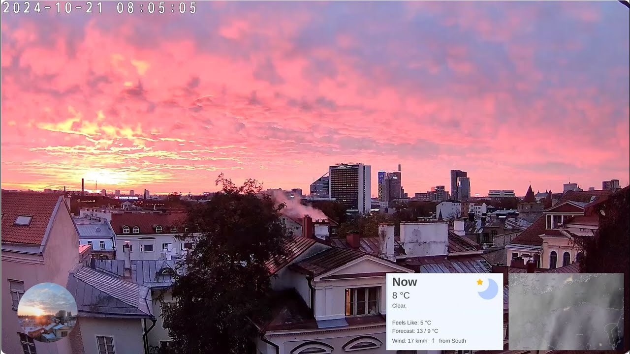 Live 24/7 Stream from Tallinn, Estonia