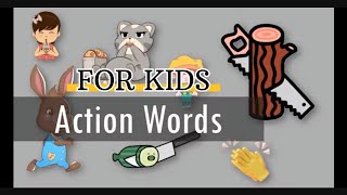 Action Words For Kids! Action Verbs For Kids!