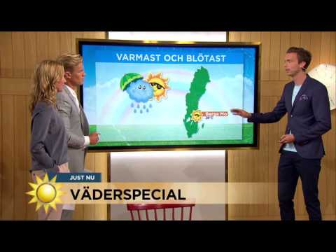 "Det är soligast ute på öarna" - Nyhetsmorgon (TV4)