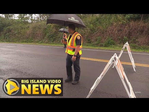 Police Restrict Highway 132 After New Fissure Erupts (May 13, 2018)