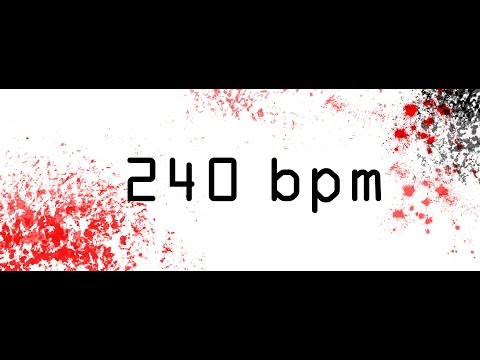 240 BPM TEMPO METRONOME CLICK   4/4
