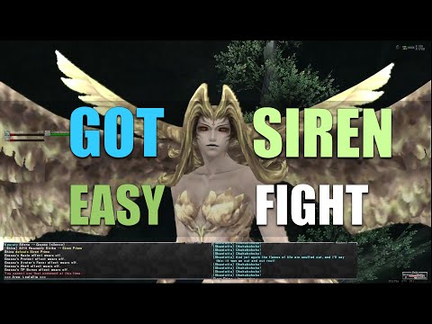 FFXI Siren SMN/RDM 119i The Silent Forest Fight - Summoner with Trusts
