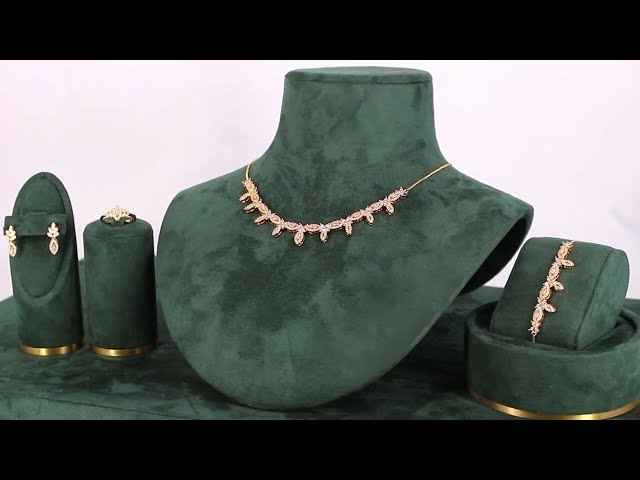 طقم زركون ناعم من خاتون® بلمعة الألماس