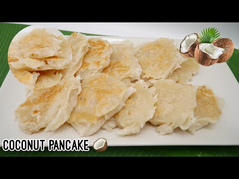 Thai Coconut Pancake | COCONUT PANCAKE | Kanom Babin | Thai Dessert