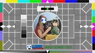 Lazy green screen test