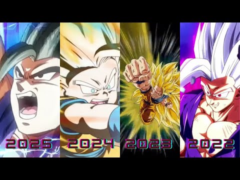 Evolution of New Years Dokkanfest Unit Animations 2015-2025 DBZ Dokkan Battle