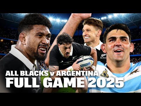 All Blacks v Argentina GAME 2 | 2025 FULL GAME