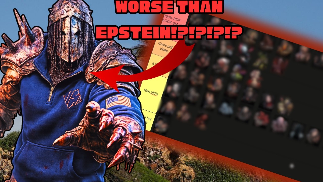 Ranking DBD killers on  a PDF-FILE Tierlist