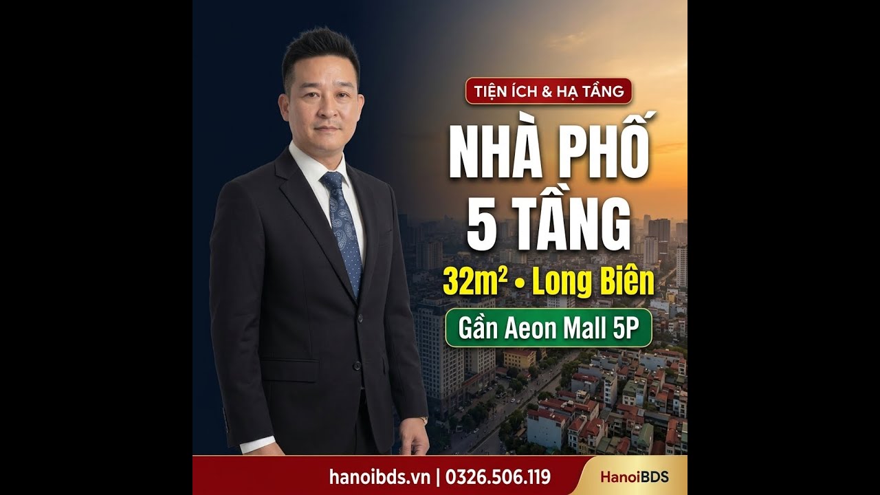 Bán Nhà Phố 5 Tầng Thạch Bàn 32m²: Tiện Ích & Hạ Tầng Hoàn Hảo | HanoiBDS.vn