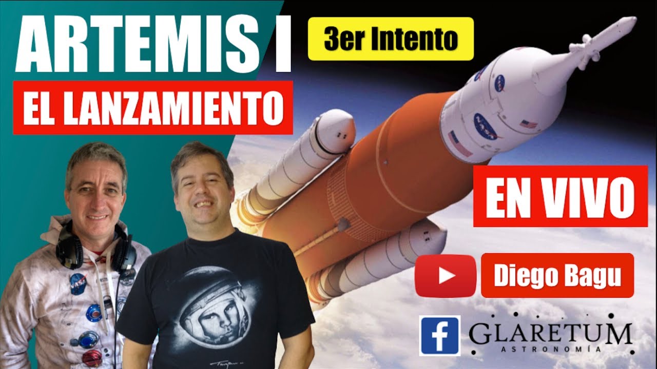 ARTEMIS I: el LANZAMIENTO | En VIVO, desde el CENTRO ESPACIAL KENNEDY - (2022 Nov 16)