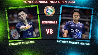 Download lagu Kunlavut Vitidsarn vs Anthony Sinisuka Ginting - Semi-Finals - Yonex Sunrise India Open 2023 mp3