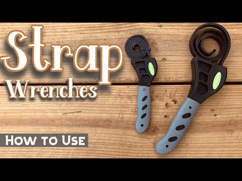 How to use Harbor Freight Strap Wrench - Pittsburgh 2 PC Rubber Strap Wrench Set