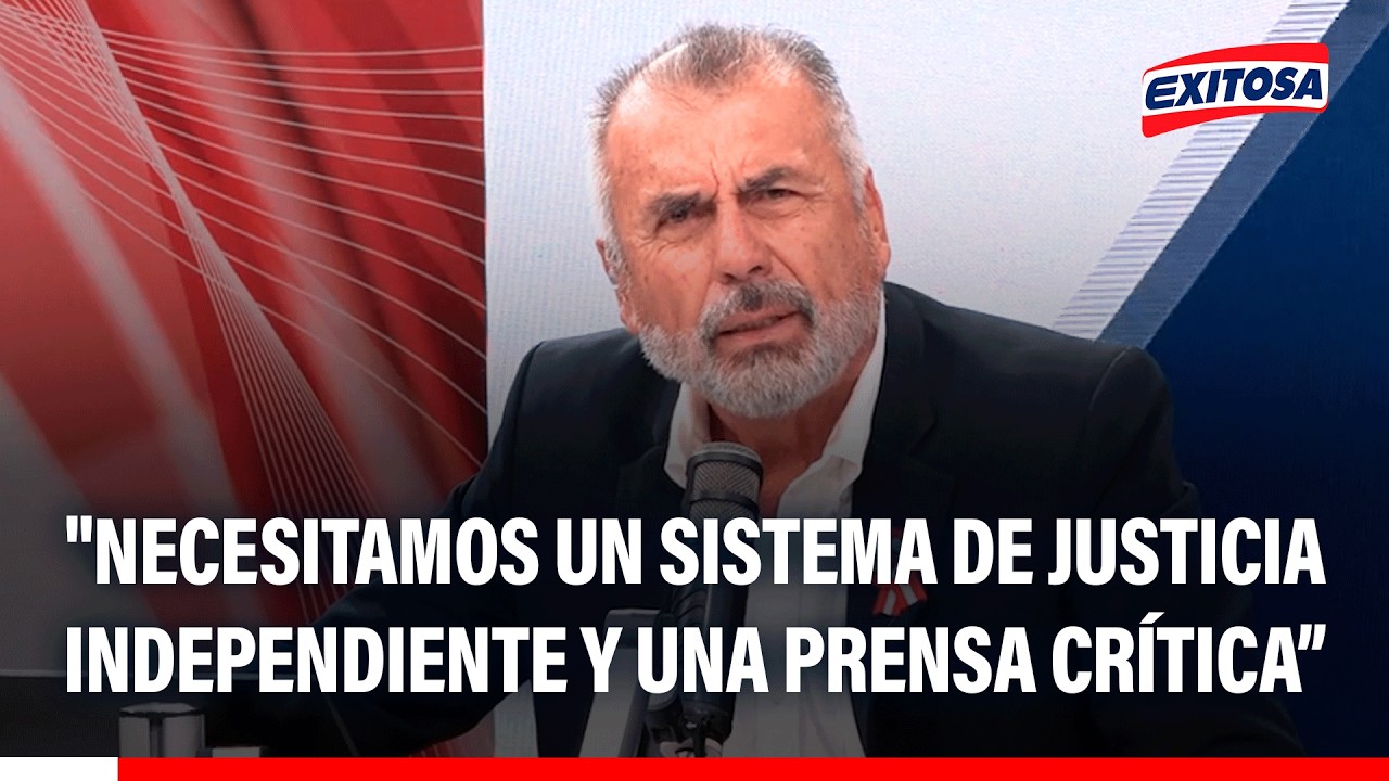🔴🔵 Nicolás Lúcar: "Necesitamos un sistema de justicia independiente y una prensa crítica"
