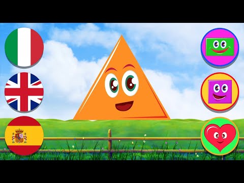 GUESS The shapes - 🇮🇹 Italian 🇬🇧English 🇪🇸 Spanish with Lucilla, Daisy Dot and Luli Pampín