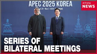 Pres. Lee meets UAE Crown Prince, calls Abu Dhabi S. Korea's strong, traditional ally