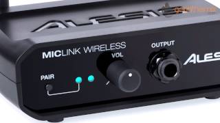 Video thumbnail for Alesis MicLink Wireless Microphone Adapter by GetintheMix