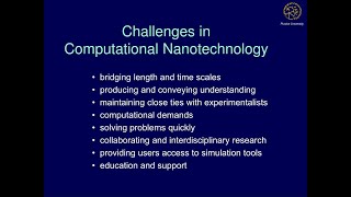 Know more about Computational Nanotechnology