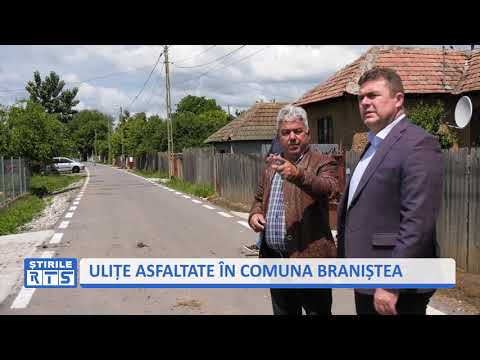ULIȚE ASFALTATE ÎN COMUNA BRANIȘTEA