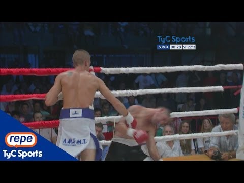 El tremendo nocaut de Matías Rueda a Jorge Bermúdez en Tandil (HD)