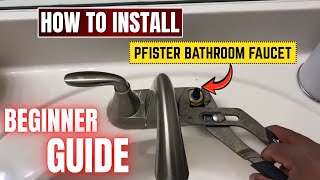 How to Install a Pfister Bathroom Faucet (Beginner-Friendly Guide!)