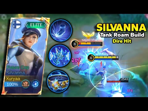 SILVANNA BEST TANK BUILD AND ROAM ROTATION - MLBB SILVANNA GAMEPLAY | TOP 1 GLOBAL BUILD
