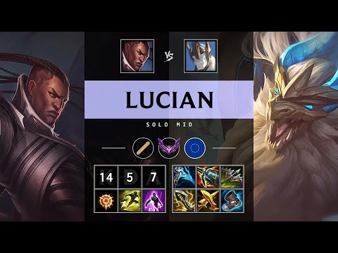 Lucian Mid vs Galio - EUW Master Patch 25.10