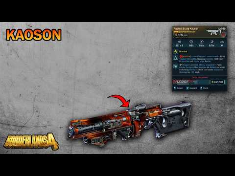 How To Get The KAOSON In Borderlands 4 | Legendary Weapon Guide