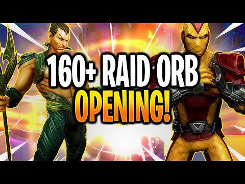 *NEW* 160+ RAID ORB OPENING! - MARVEL Strike Force - MSF