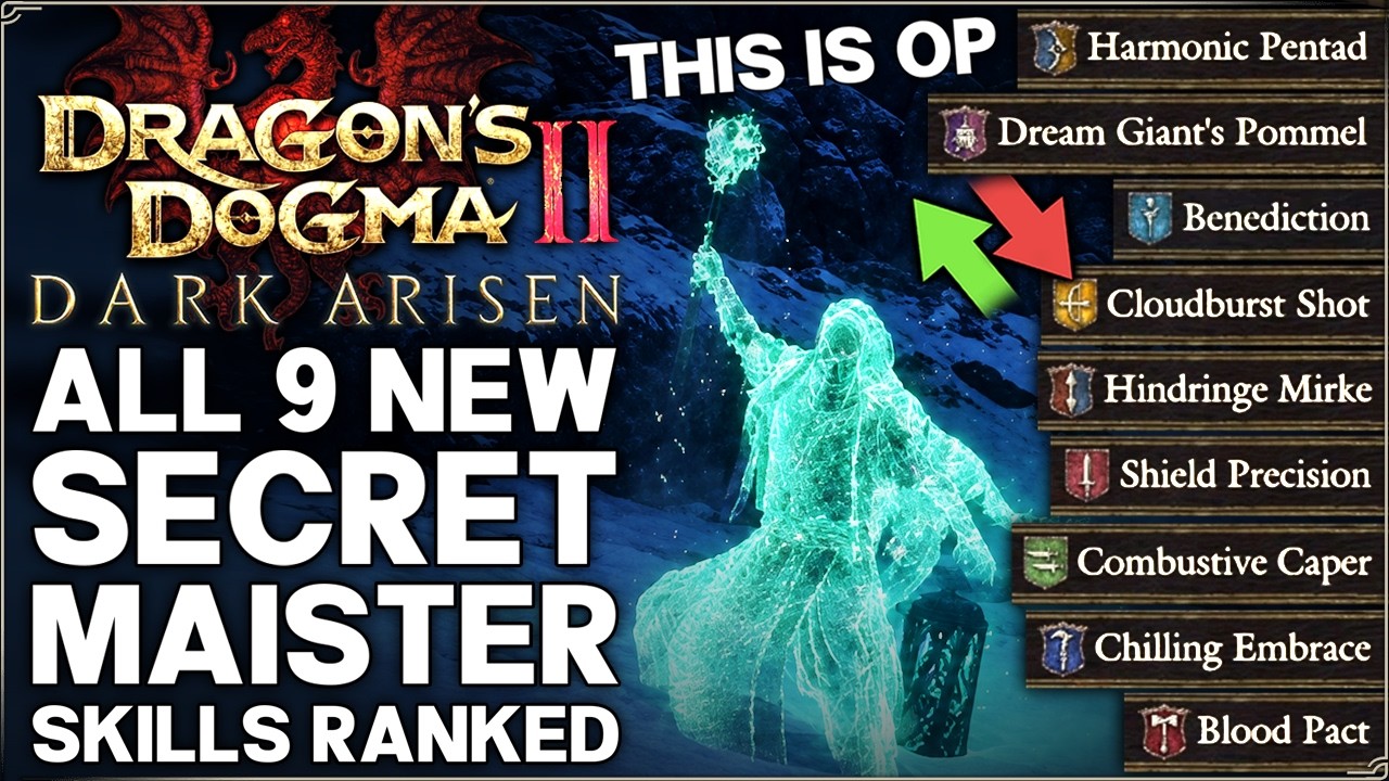 Dragon's Dogma 2 Dark Arisen - ALL 9 New OP Maister Vocation Skills Ranked - Build & Unlock Guide!