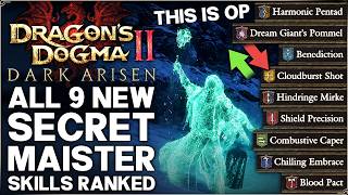 Dragon's Dogma 2 Dark Arisen - ALL 9 New OP Maister Vocation Skills Ranked - Build & Unlock Guide!