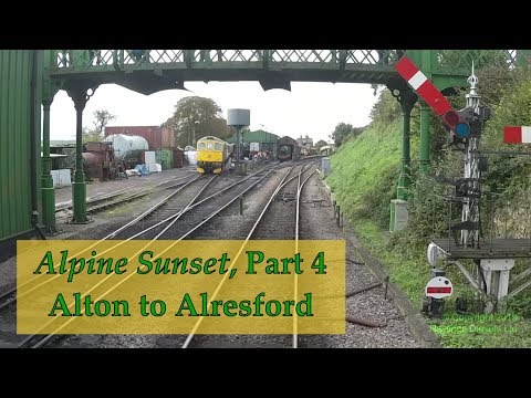 Alton to Alresford – Hastings DEMU cab ride – 30 September 2017 – audio from back cab