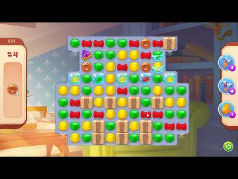 Homescapes level 601 - 10 Moves - No Boosters