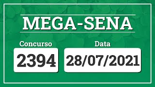 Capa de MEGA-SENA 2394