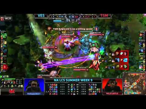 Wildturtle and Dyrus Twitch + Shen | VES vs TSM