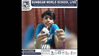 Sunbeam World School Students Conduct Science Experiment 🔬