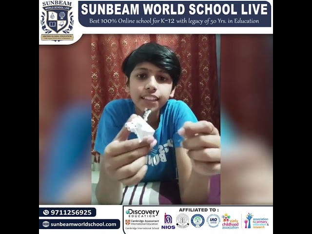 Sunbeam World School Students Conduct Science Experiment 🔬