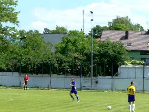 MOSiR Mińsk Mazowiecki - Ursus Warszawa, II MLTRS, 4.06.2011, rzut wolny