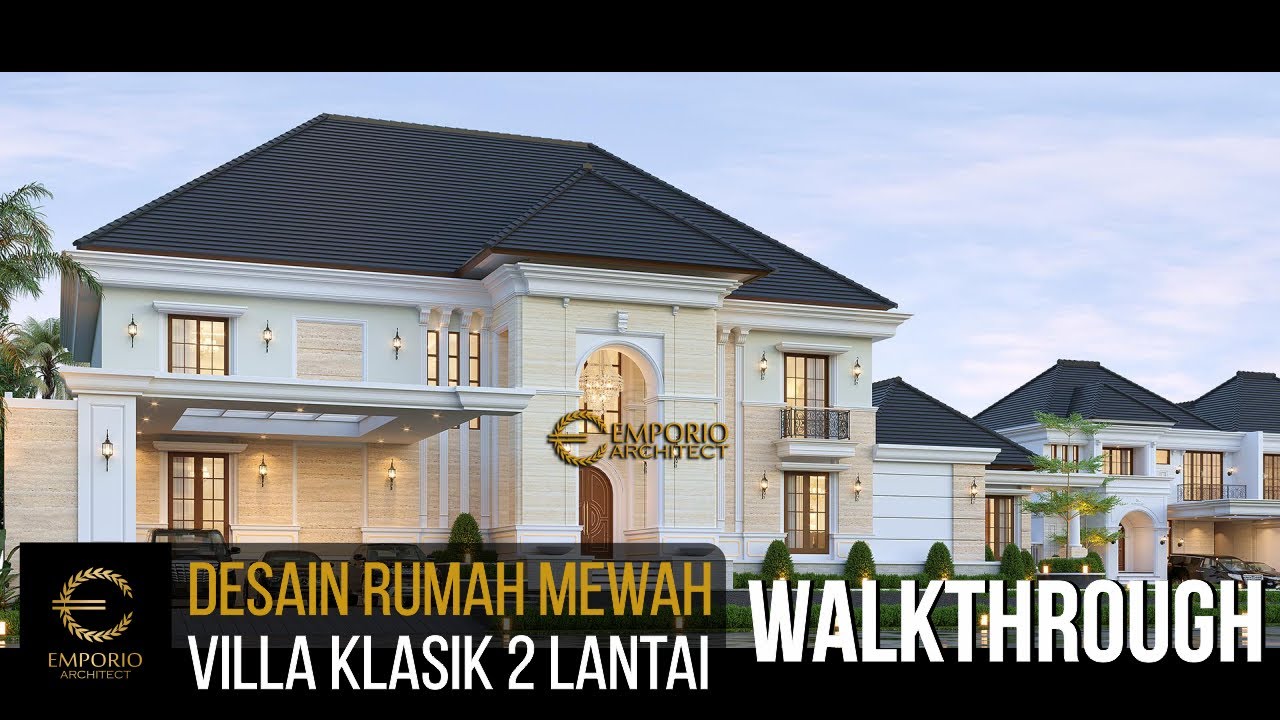 Video 3D Desain Villa Klasik 2 Lantai Mr. D II - Pekanbaru, Riau