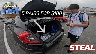 BUYING 5 PAIRS OF JORDANS FOR $180... (PREPARING FOR A STORY SALE PART 1)