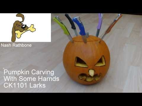 Pumpkin Carving With Some Harnds CK1101 Larks