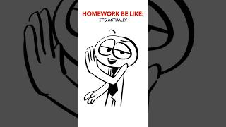 Homework 😭 Orig: BlobbyClips (Animation Meme) Anim: Mansurella #shorts