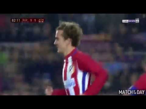 Kevin Gameiro Goal   Barcelona vs Atletico Madrid 1 1   Copa del Rey 07 02 2017 HD