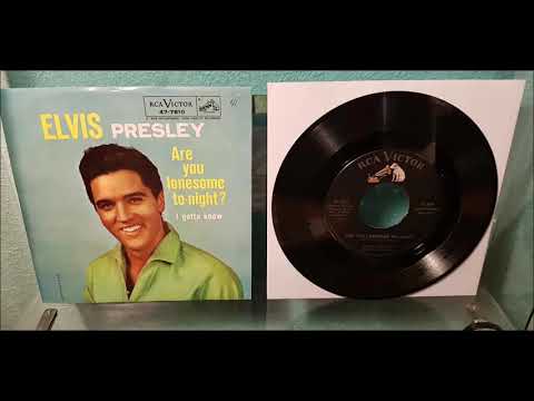 Elvis Presley - Are You Lonesome To-night? - 1960 Country - RCA 47-7810