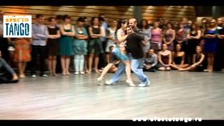 Nana Khocholava and Tate Di Chiazza dance on the milonga "ME GUSTA!" Milonga de mis perros