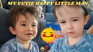 My cutie,happy little man