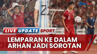 Sulitkan La Albiceleste, Trik Lemparan Throw-in Pratama Arhan Disorot Media Argentina, La Nacion